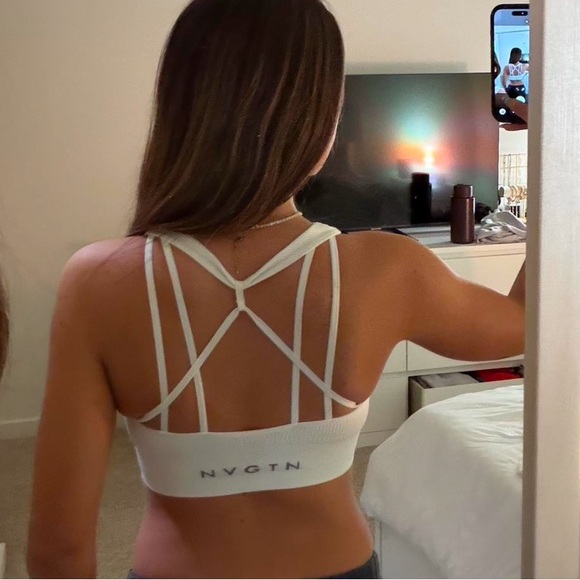 NVGTN Other - NVGTN White Ribbed Tank Top XS